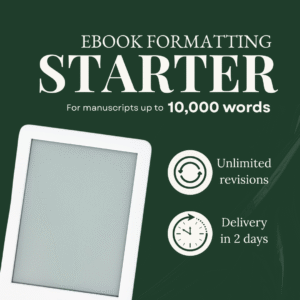 ebook formatting cover starter